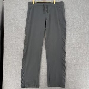 KÜHL‎ Track Pants Womens L Gray Drawstring Elastic Waist Pockets Zip Stretch